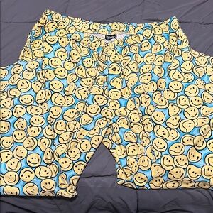 Zubaz Smiley Face Pajama Pants